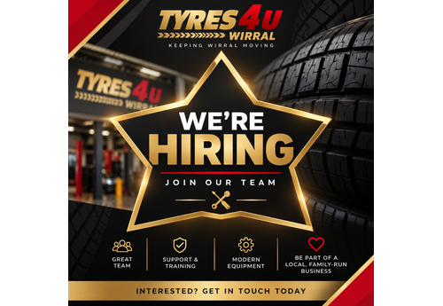 Tyres 4 U Wirral Were Hiring 500x345 FULL